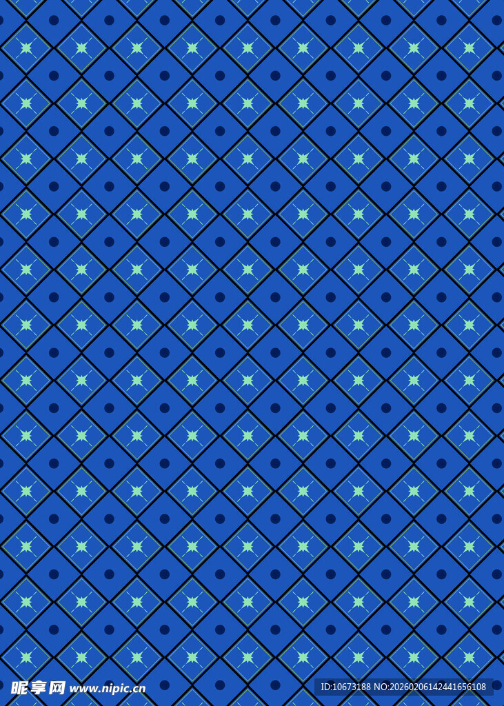 蓝色几何图案背景纹理