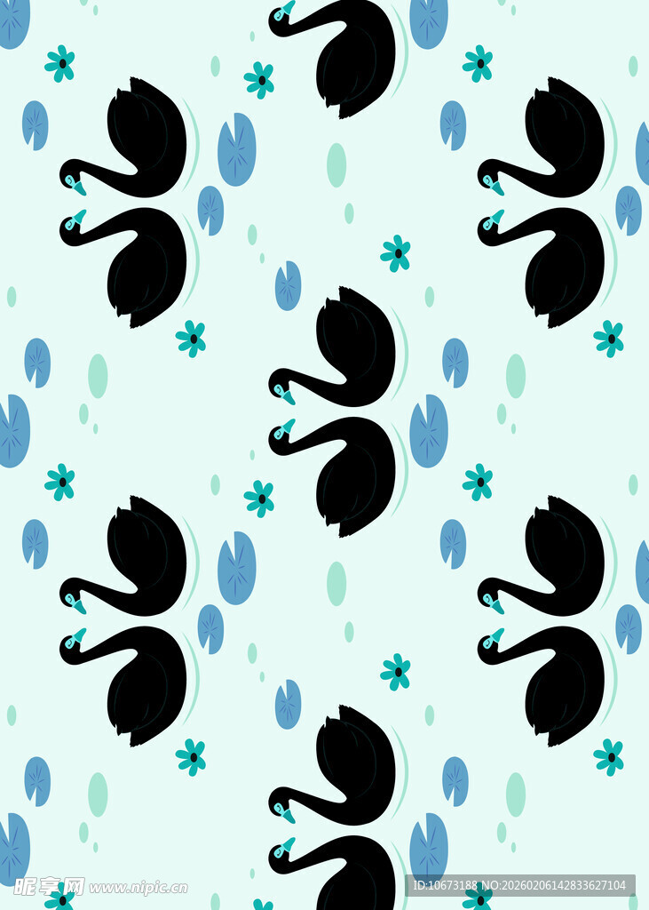 猫咪星星图案背景纹理