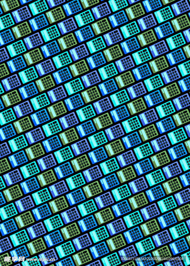 多彩几何图案纹理背景