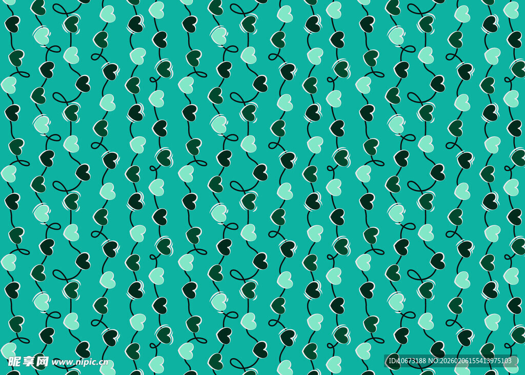 蓝绿色波点图案背景