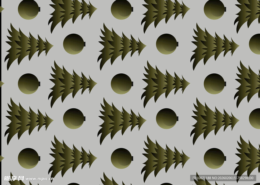 圣诞树图案的白色背景纹理