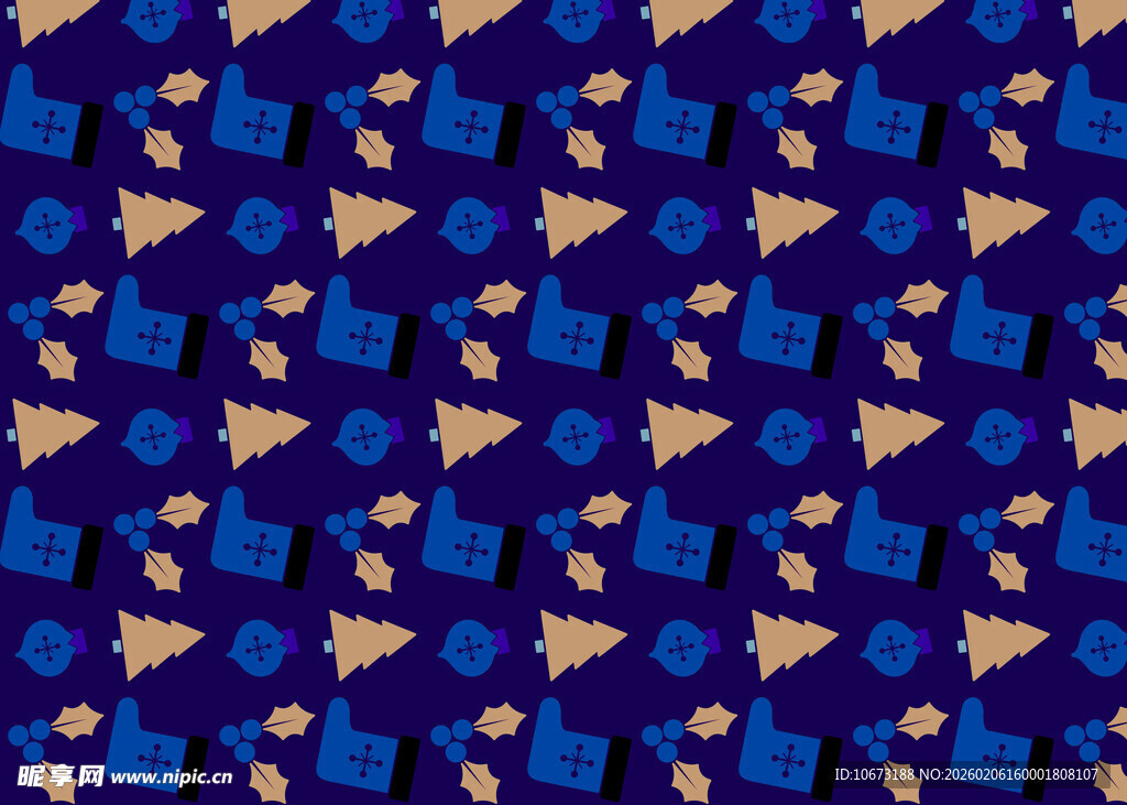 蓝色几何图案装饰背景