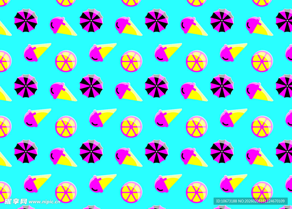 多彩几何图案无缝背景