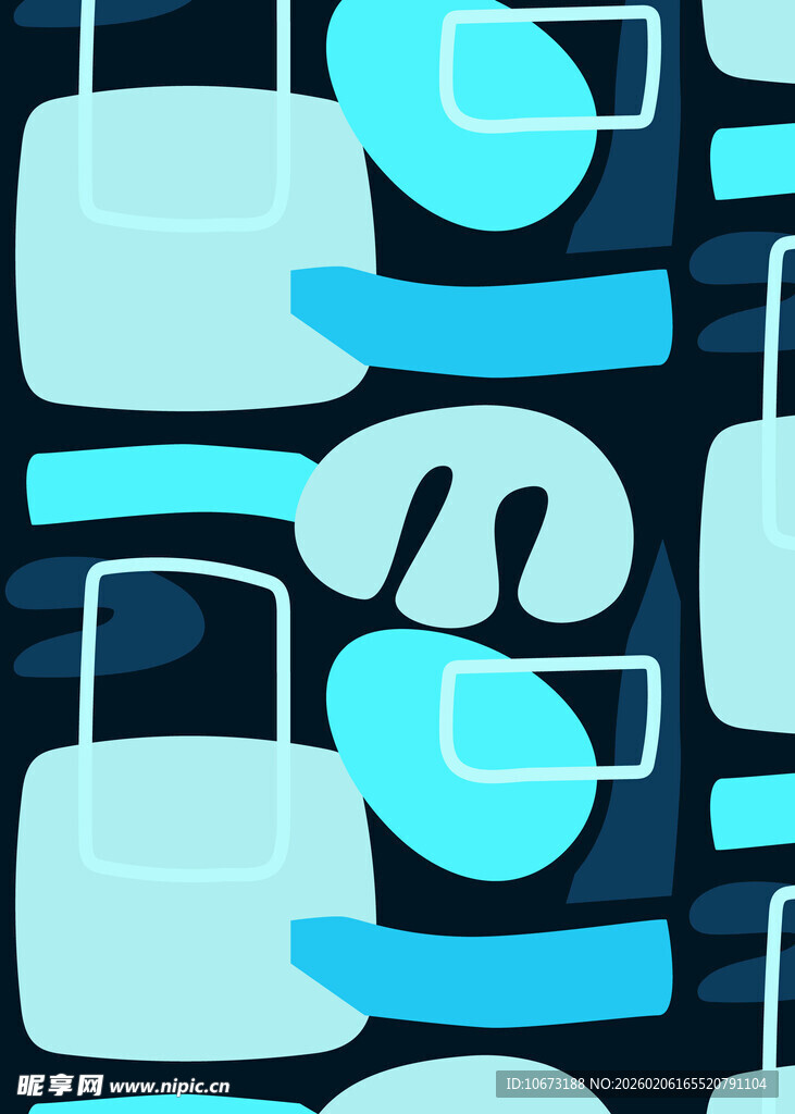 几何图案的抽象手提包设计