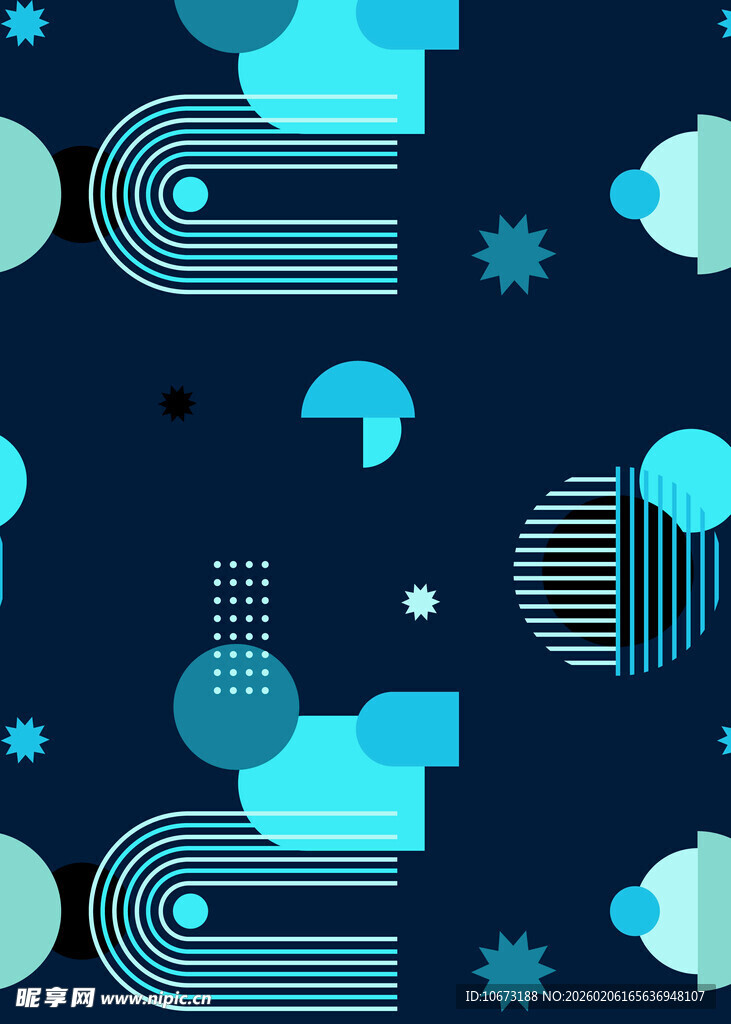 几何图案构成的抽象背景