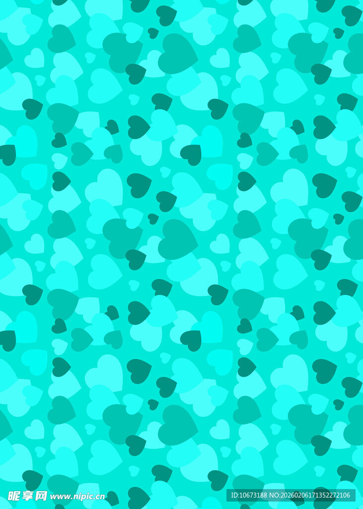 蓝绿色调几何图案背景