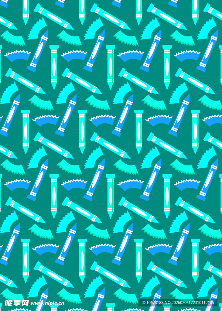 蓝绿色几何图案纹理背景