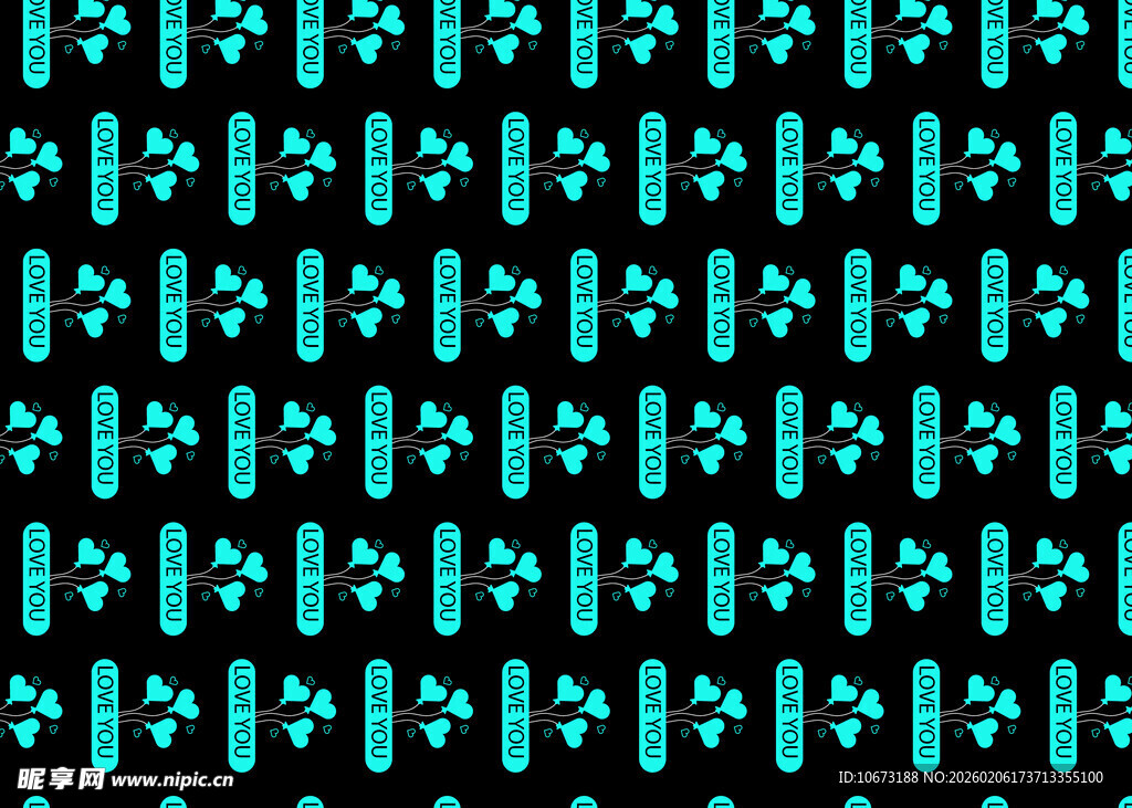 蓝绿几何图案背景纹理