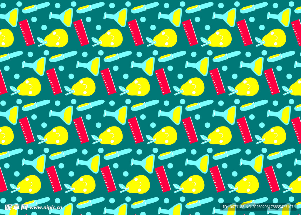 海洋风多彩鲸鱼图案背景