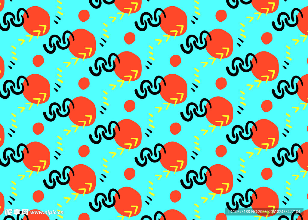 蓝色背景的圆形图案纹理