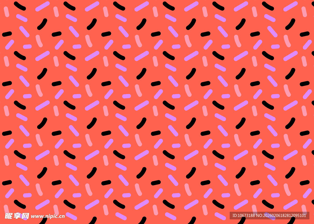 西瓜图案无缝背景纹理