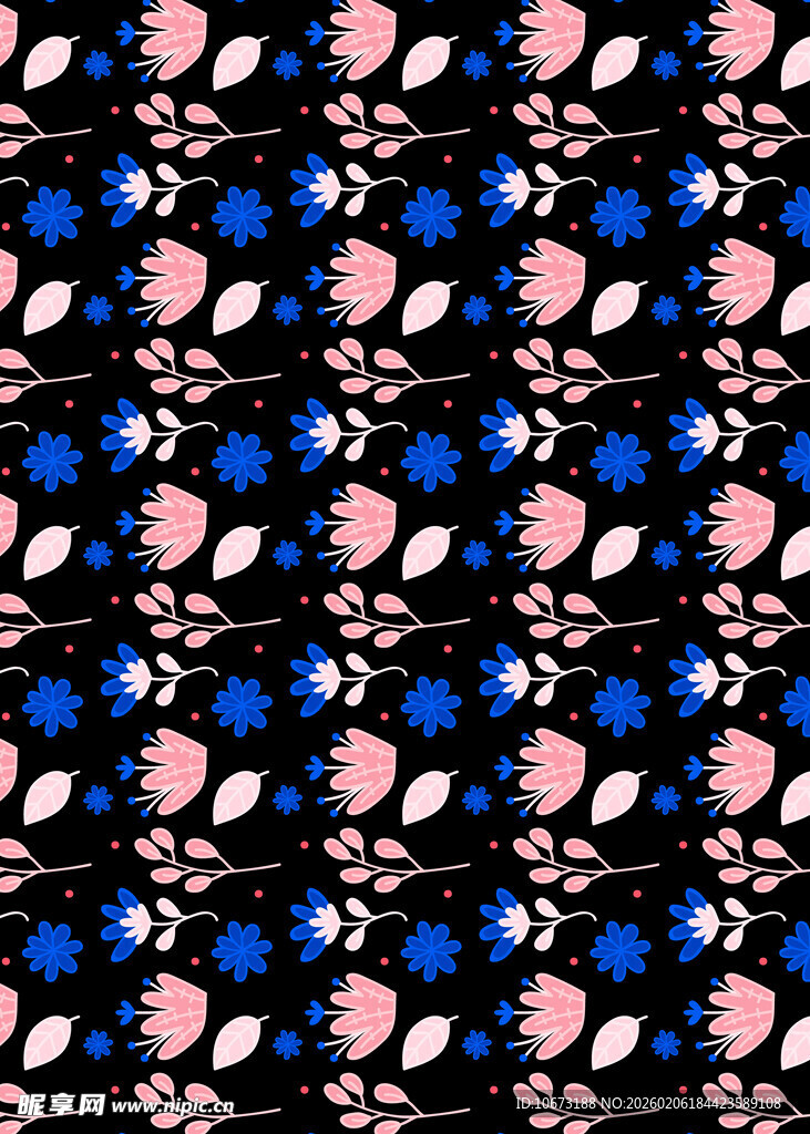 花卉图案背景设计