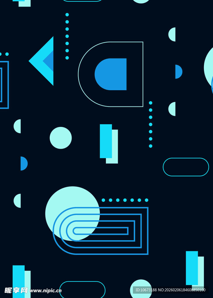 几何图案构成的抽象背景