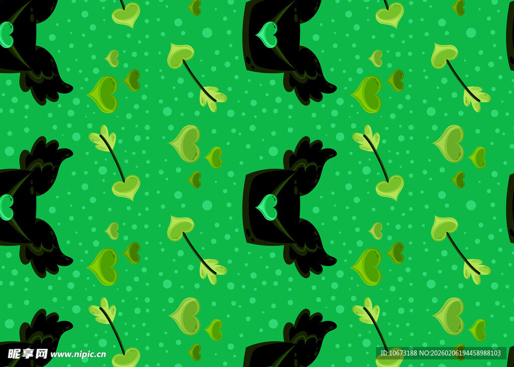 绿色抽象几何图案纹理