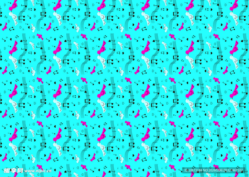 蓝绿色调几何图案背景