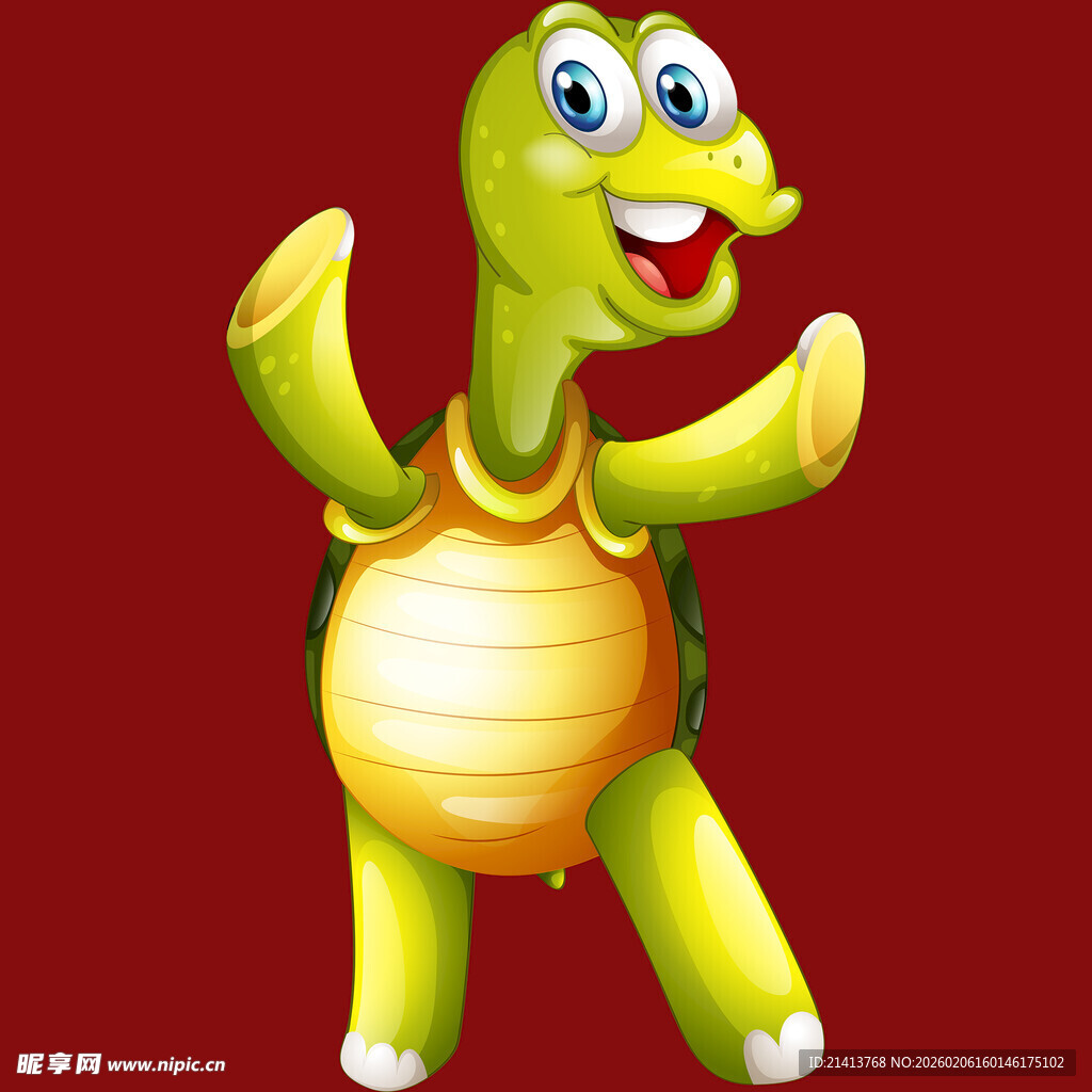 可爱卡通乌龟形象