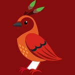 可爱卡通小鸟插画