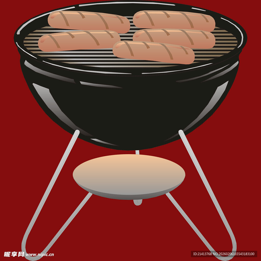 黑色烤架上的美味烤肉