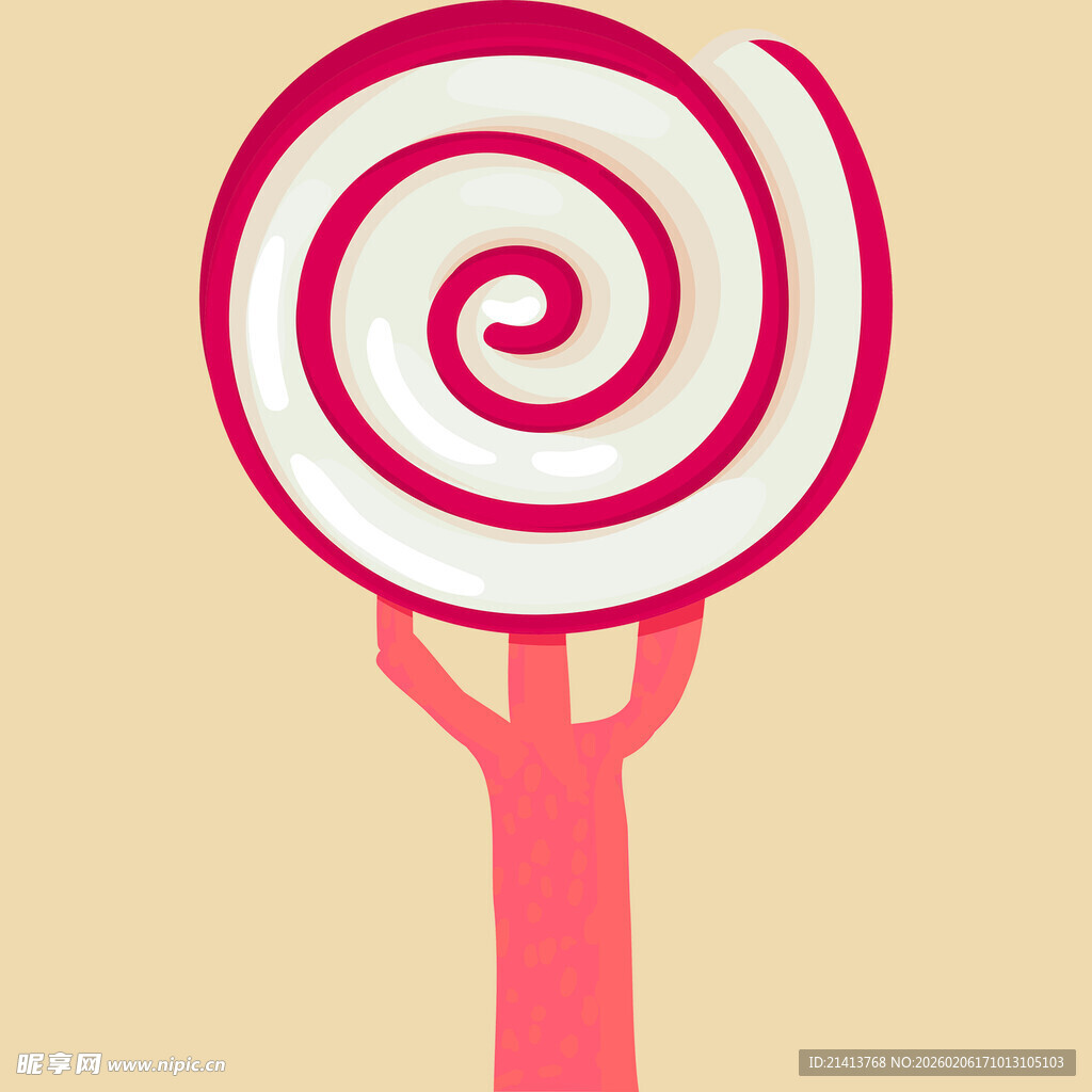 手持螺旋大棒棒糖