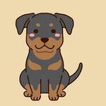 可爱小狗卡通形象