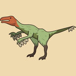 绿色恐龙卡通形象