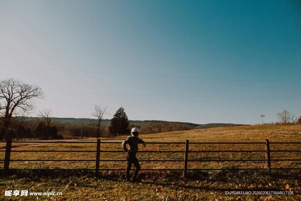 田野间的独行者