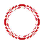 边框元素圆形边框PNG素材