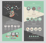 简约风格网页设计界面展示