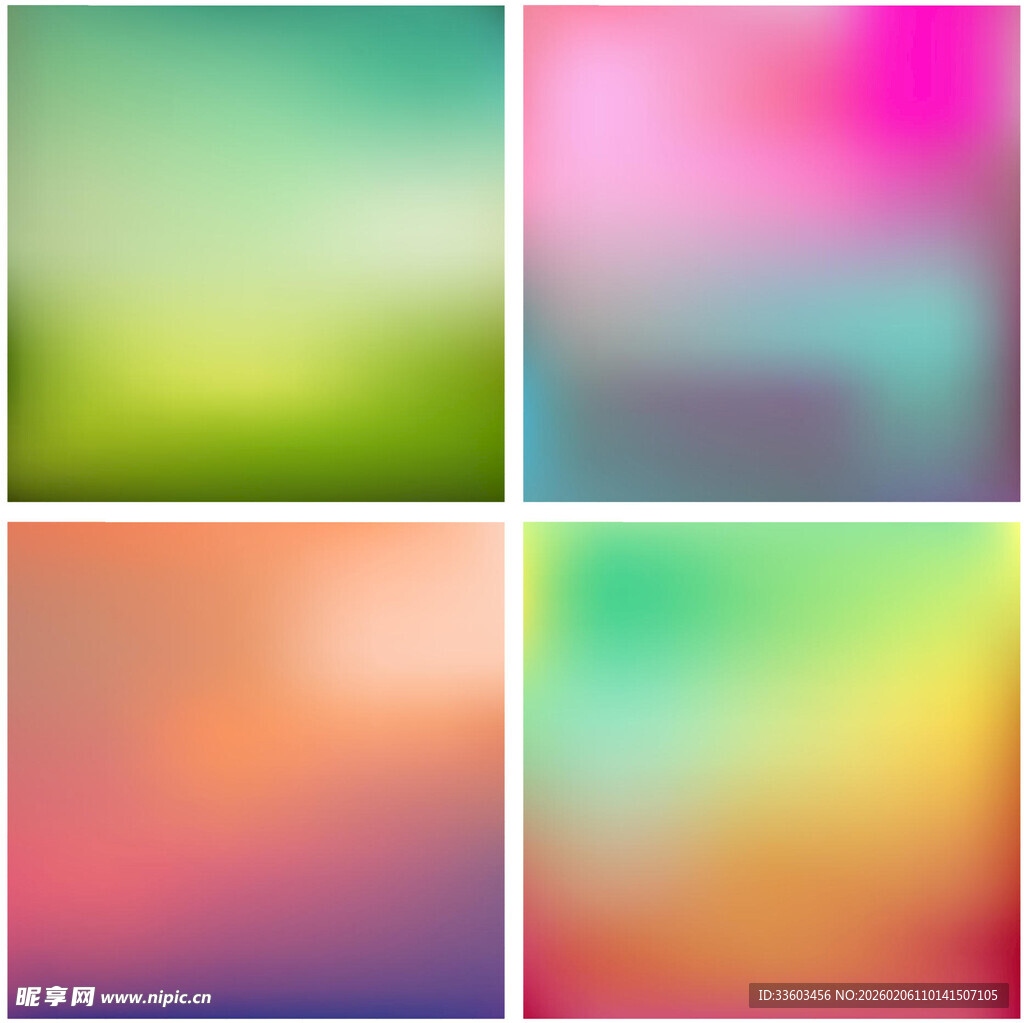 多彩模糊渐变背景素材