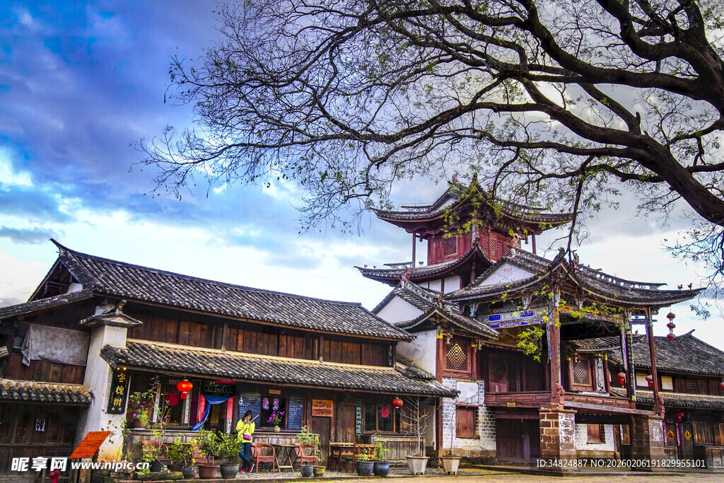 古色古香的中式传统建筑群