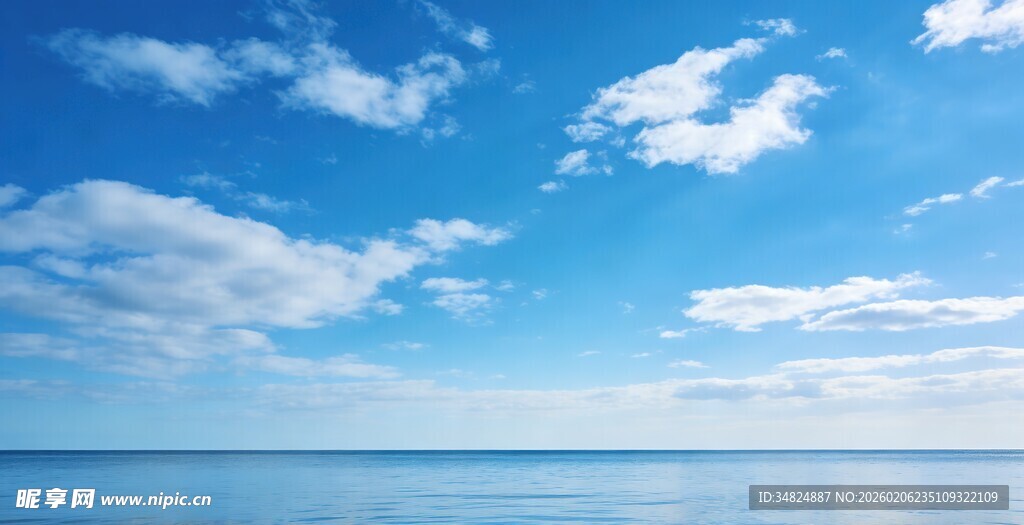 蓝天碧海间的美丽景致