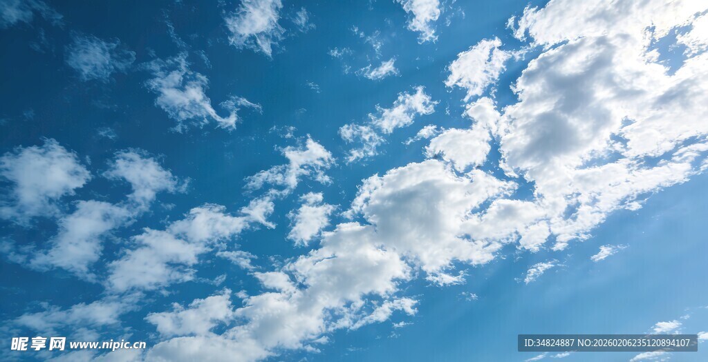 蓝天白云美景