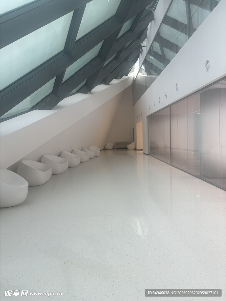 现代风格室内走廊空间