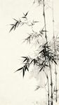 水墨风竹子写意画