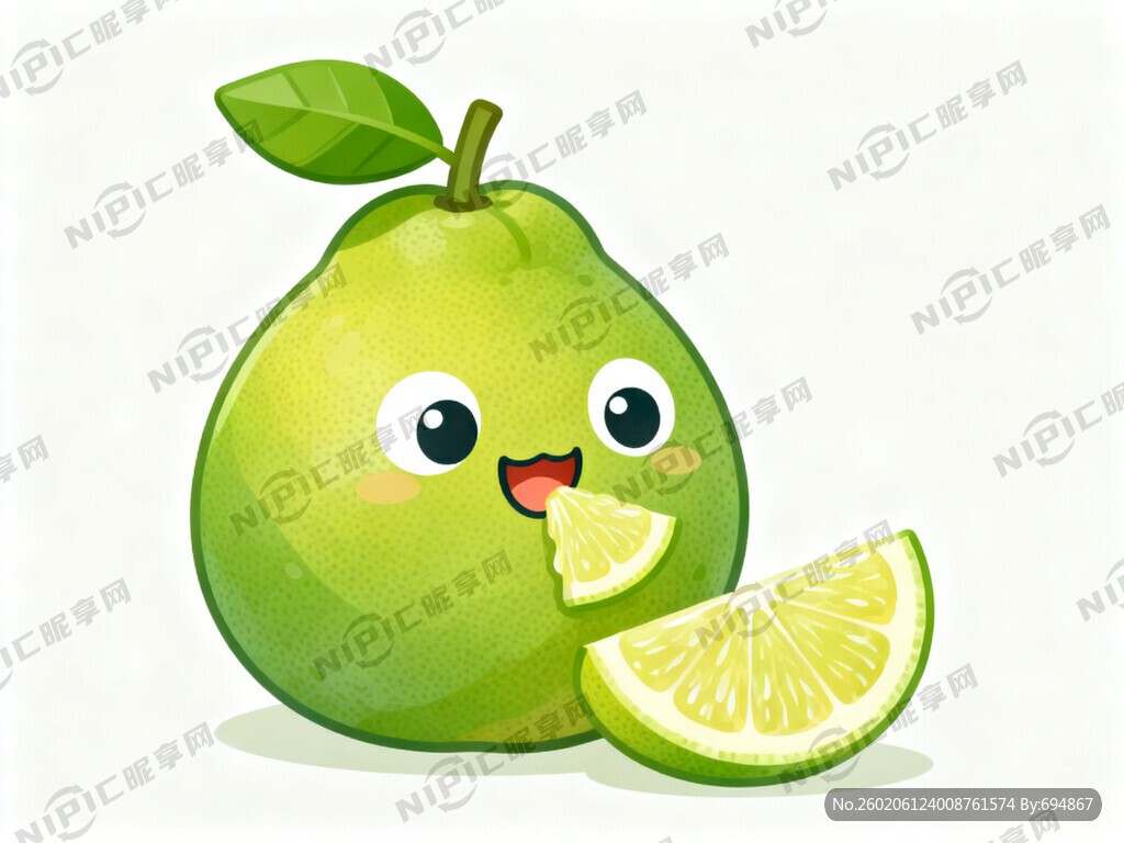 泰国青柚白色底的图 切开的青柚