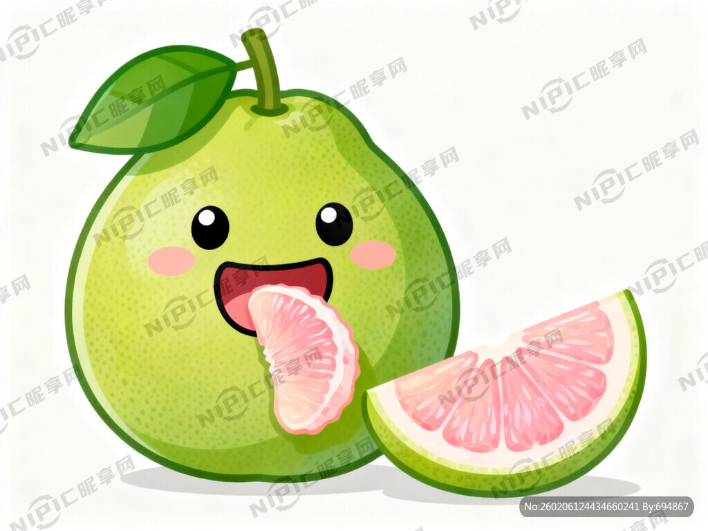 泰国青柚白色底的图