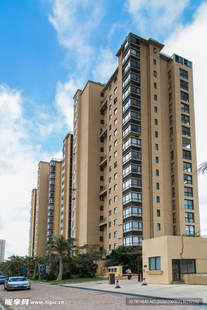 高层住宅小区外观景致