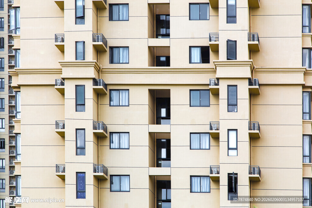 高层住宅外立面景观