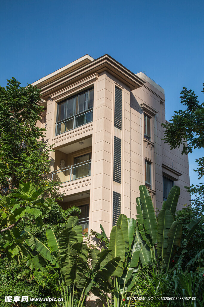 现代风格多层住宅外观