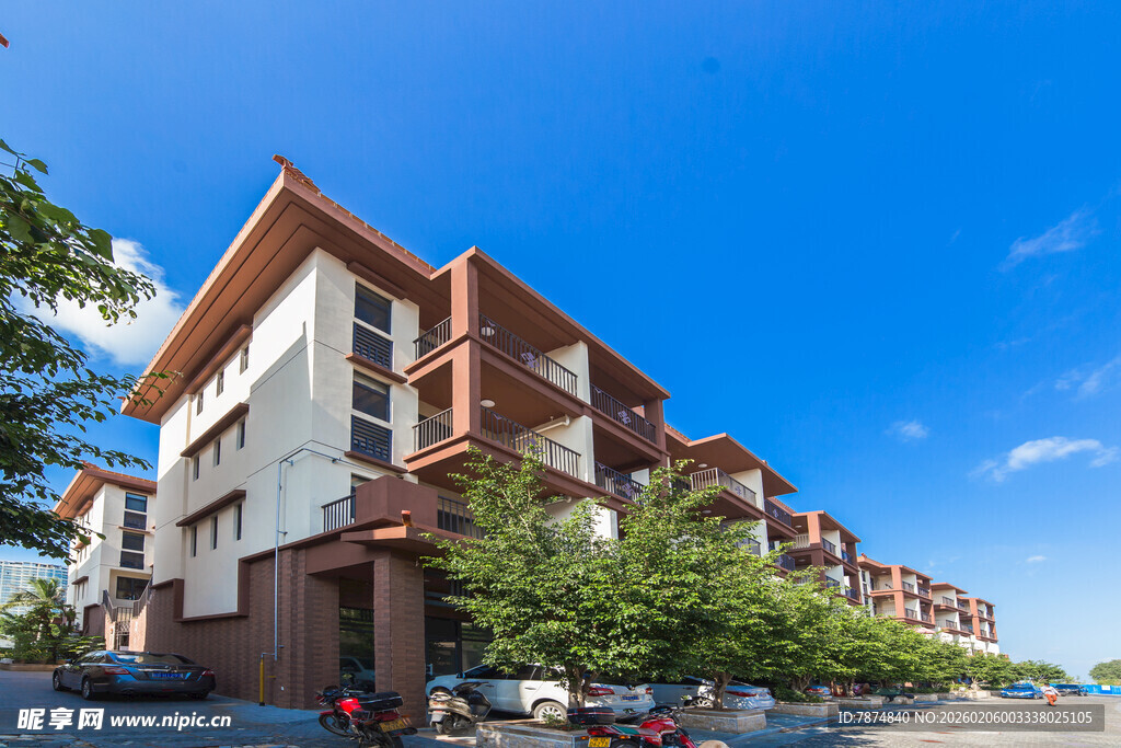 现代风格多层住宅建筑