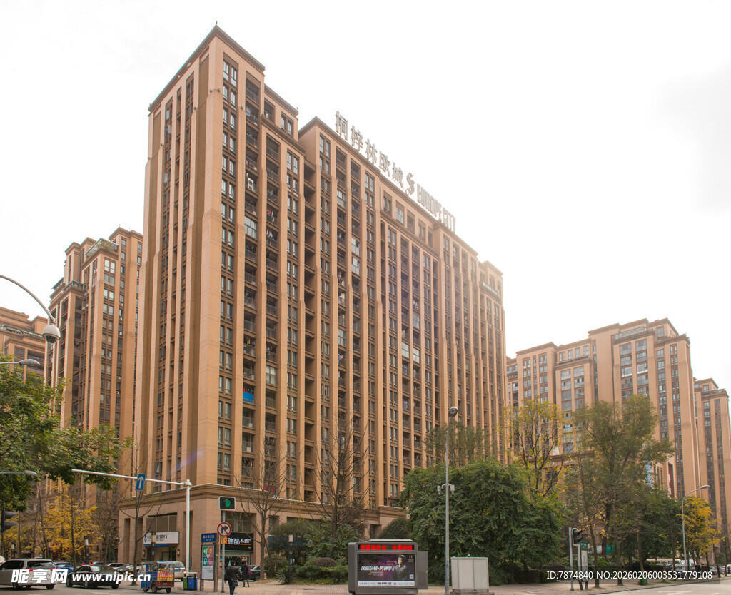 高层住宅小区外观景致