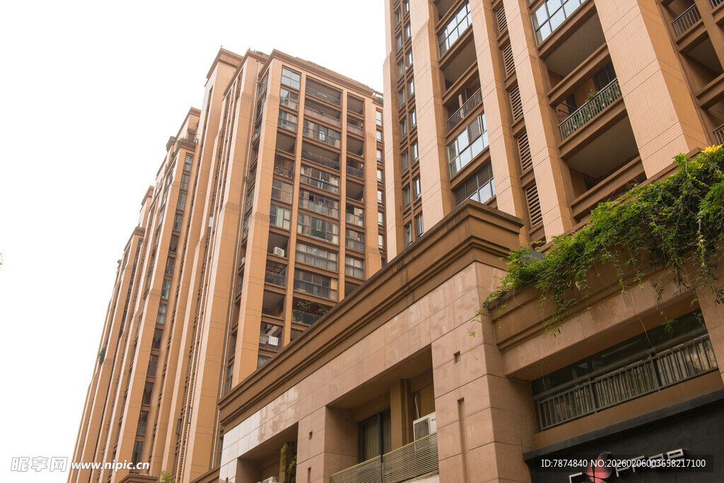 现代高层住宅建筑外观