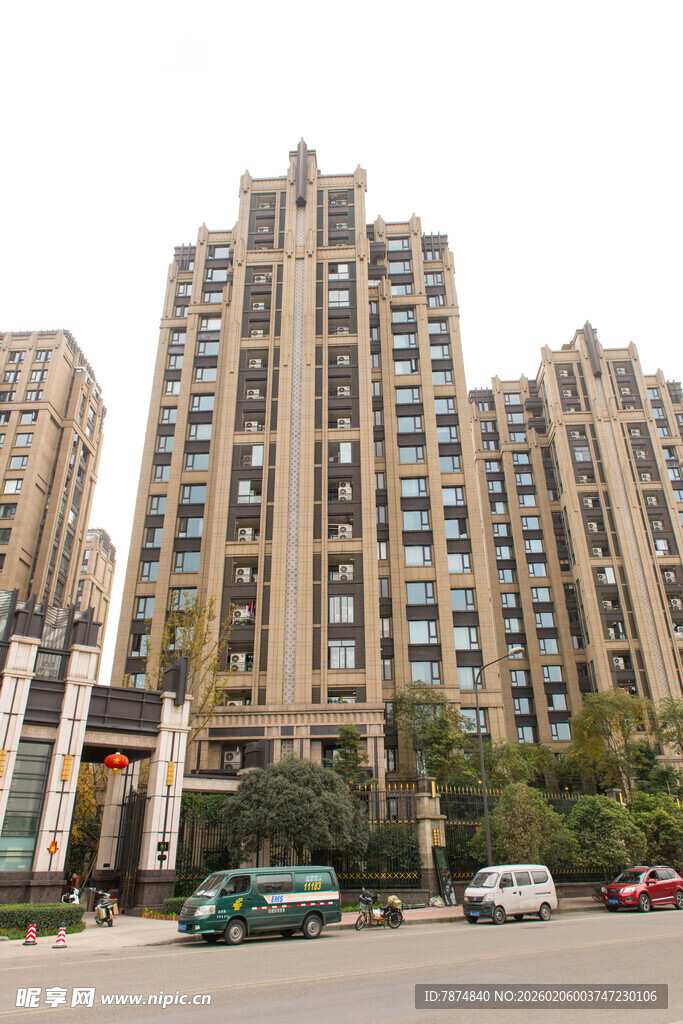 高层住宅小区外观景致