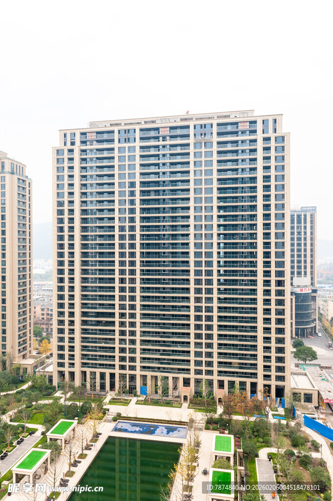 现代高层住宅景观