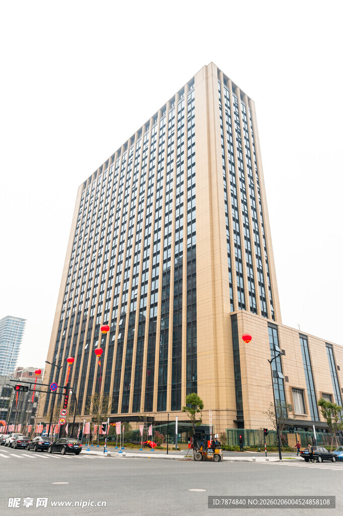 现代高层商业建筑外观