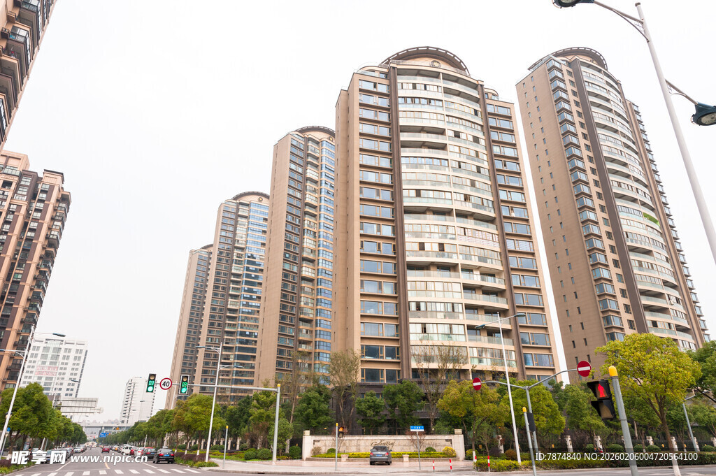 城市高层住宅小区景观