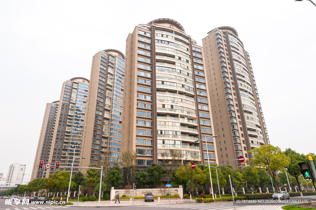 高层住宅小区建筑景观