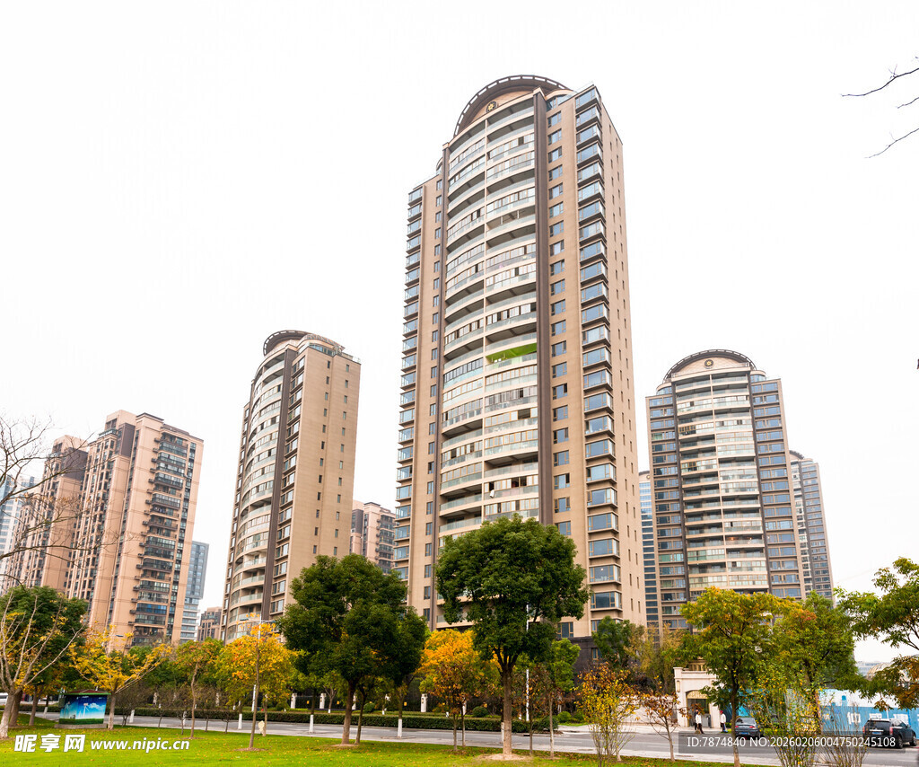 现代高层住宅小区景观