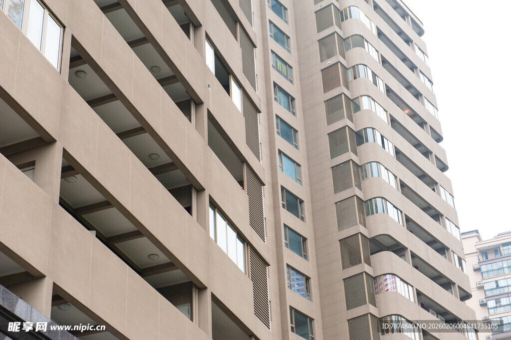 高层住宅楼外观