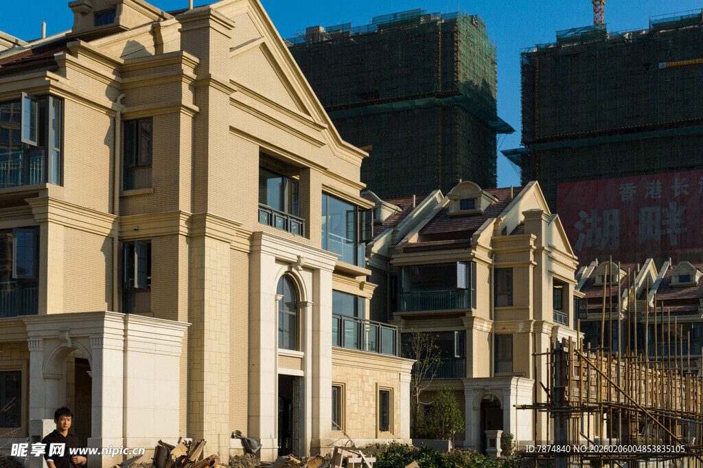 欧式风格建筑群外观